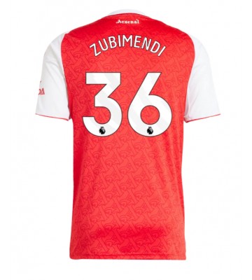 Arsenal Martin Zubimendi #36 Hemmatröja 2025-26 Kortärmad